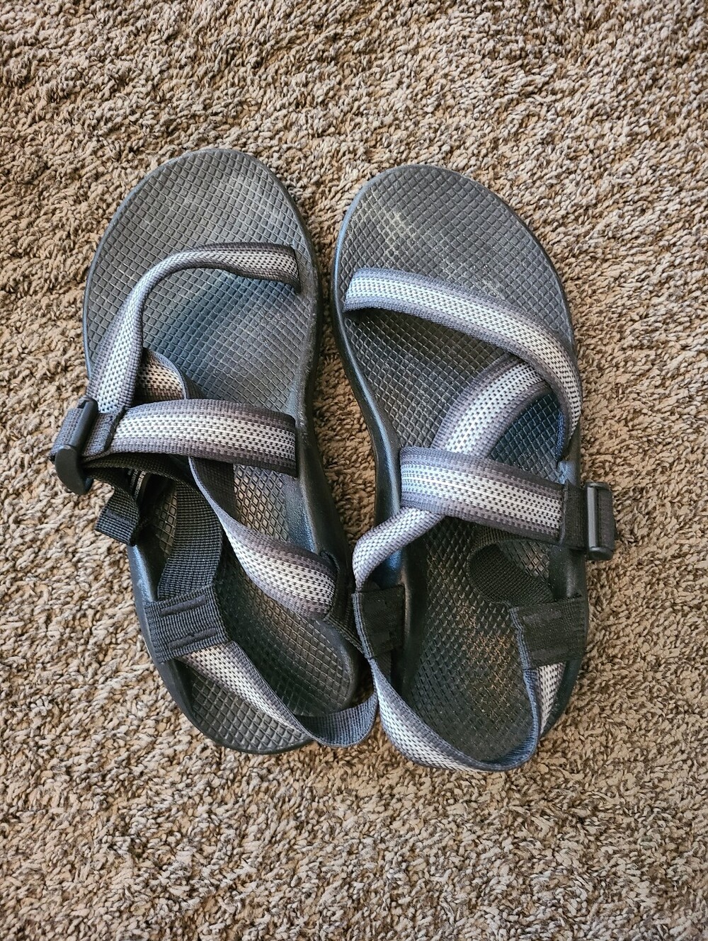Gray Strappy Sandals Chaco